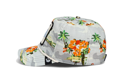 BASEBALL CAP HAMMERED WHITE